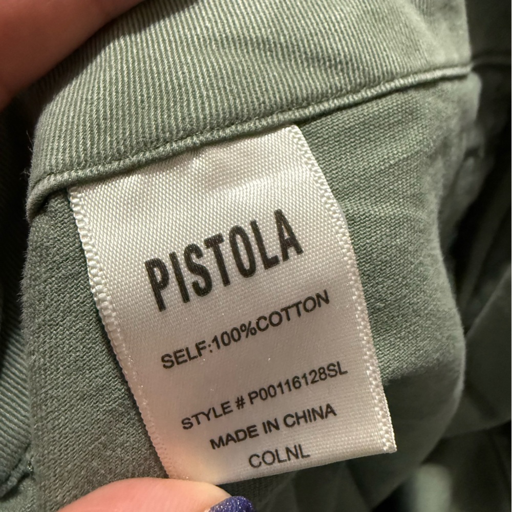 pistola Olive Green Utility Cargo Pants - Picture 8 of 12